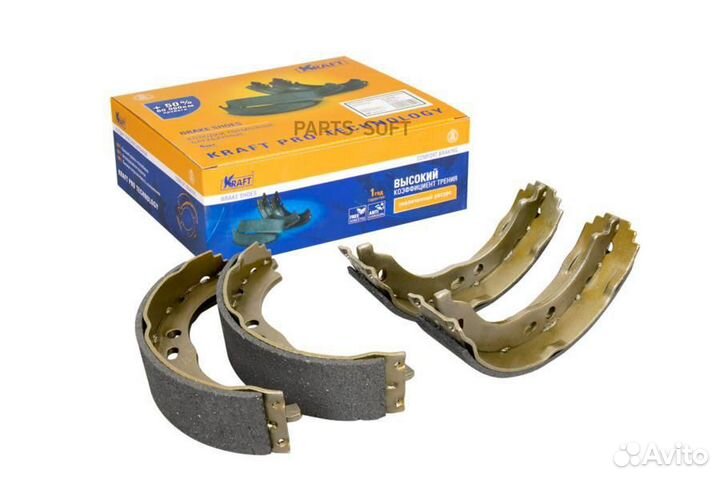 Kraft KT091558 Колодки тормозные PSA jumper/ducato