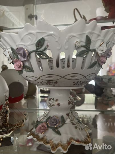 Ваза для фруктов, на ножке эксклюзив