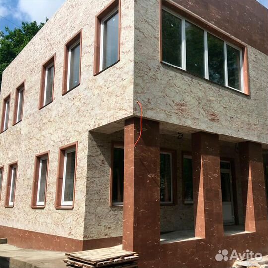 Фасадные термопанели под камень