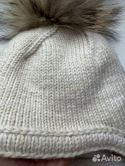 Шапочка зимняя из шерсти мериноса