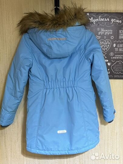 Зимняя куртка для девочки 140