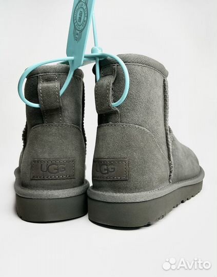 Ugg classic ultra mini grey оригинал