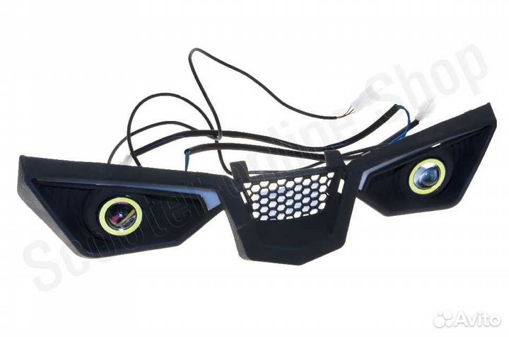 Облицовка в сбор с фарами на детский электрический