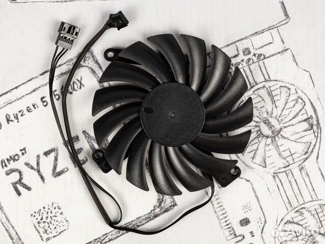 Вентиляторы для видеокарт Inno3D RX3060 3070 3080