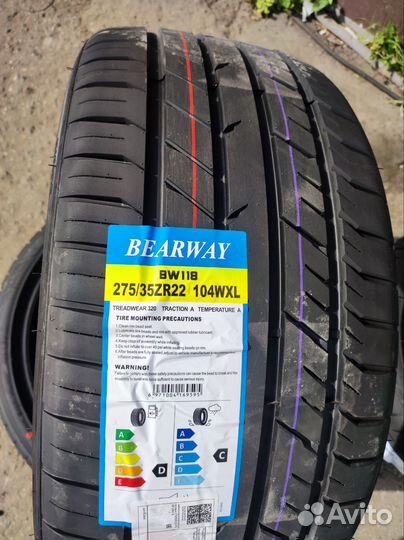 Bearway BW118 275/35 R22 и 315/30 R22 104W