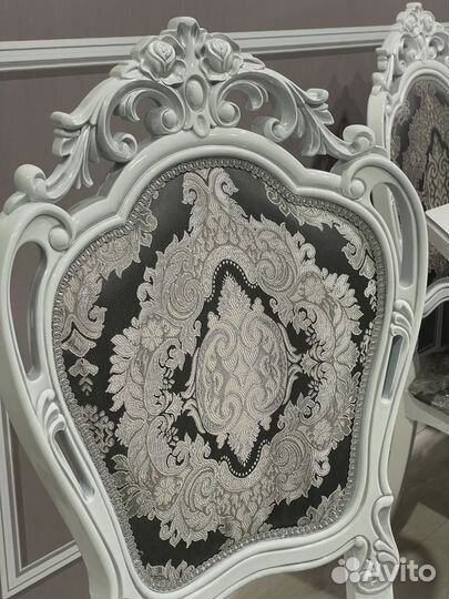 Комплект обеденная группа для кухни голд