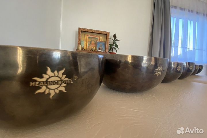 Набор поющих чаш healingbowl 14 шт + аксессуары