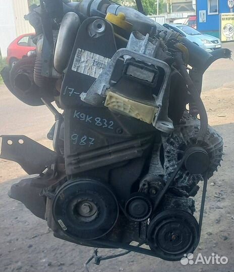 Двигатель в сборе K9K832 Renault Megane 3