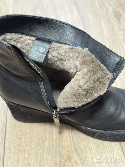 Ботинки зимние кожа 41разм женские