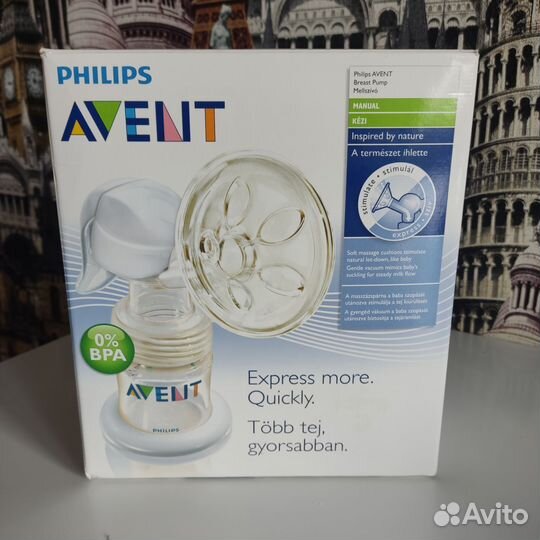 Молокоотсос avent ручной