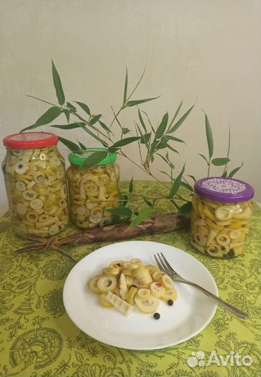 Бамбук маринованный
