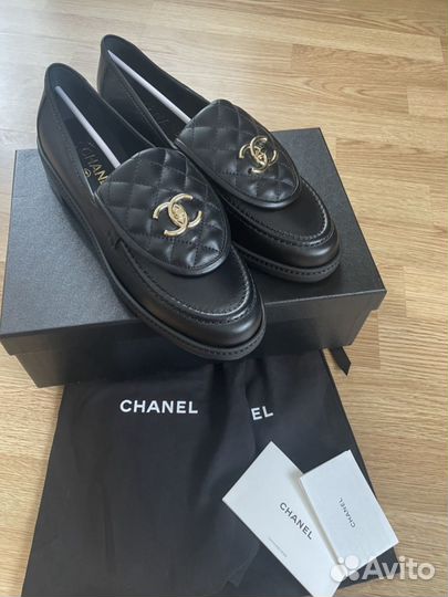 Лоферы chanel новые оригинал