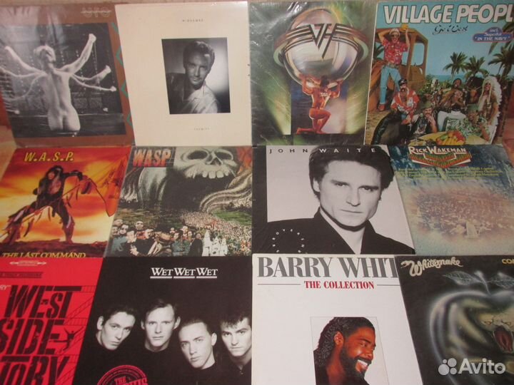 Виниловые пластинки-рок T-U-V-W-Y-Z