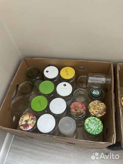 Пустые банки, чистые, объём разный