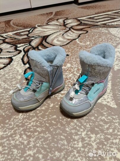 Теплые сапоги для девочки