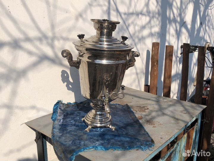 Самовар на дровах старинный