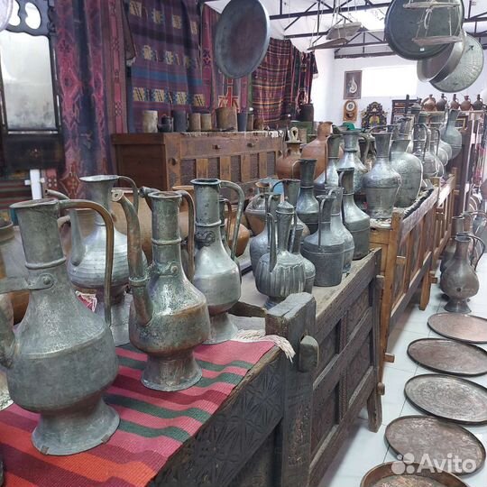 Медные старинные кувшины кумганы Дагестан