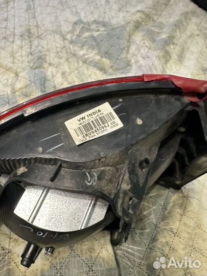 Фонарь задний правый vw polo