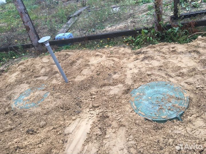 Септик двух камерный переливной