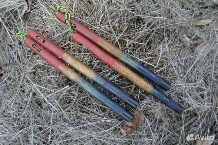 Нунчаку тренировочные лёгкие из дерева