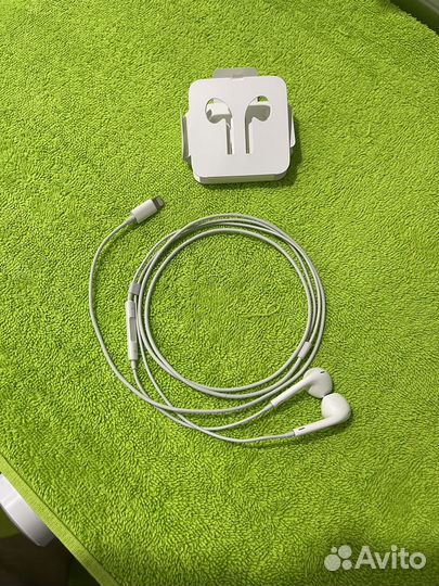 Наушники apple earpods lightning оригинал