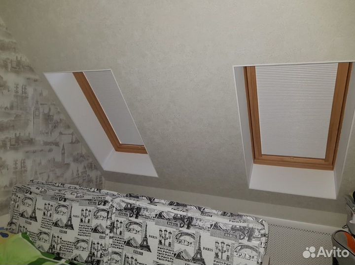 Шторы на мансардные окна