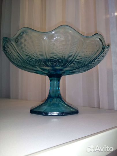 Ваза на ножке. Фруктовница. СССР