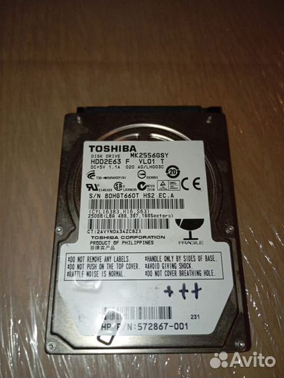 Жесткий диск для ноутбука 500 гб(Seagate,Toshiba)