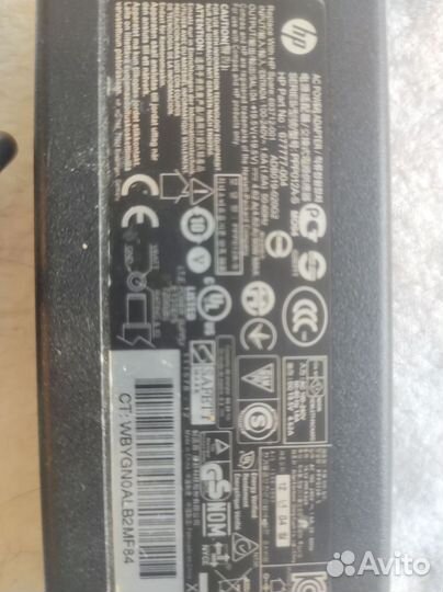 Блок питания для ноутбука hp