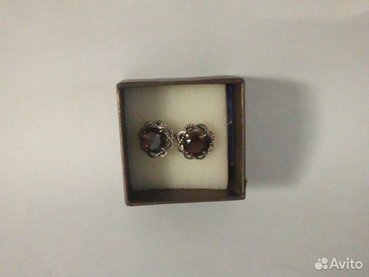 Серьги серебро