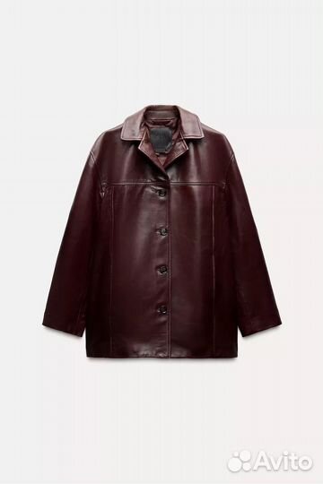 Кожаная куртка Zara ZW Collection