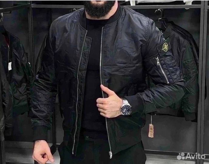 Бомбер stone island