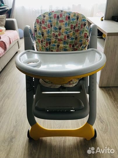 Стульчик для кормления chicco polly