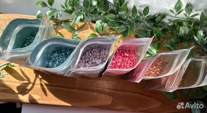 Сияющая соль для ванной