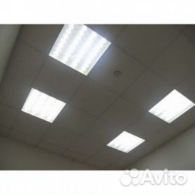 Светильники светодиодные офисные потолочные 8шт