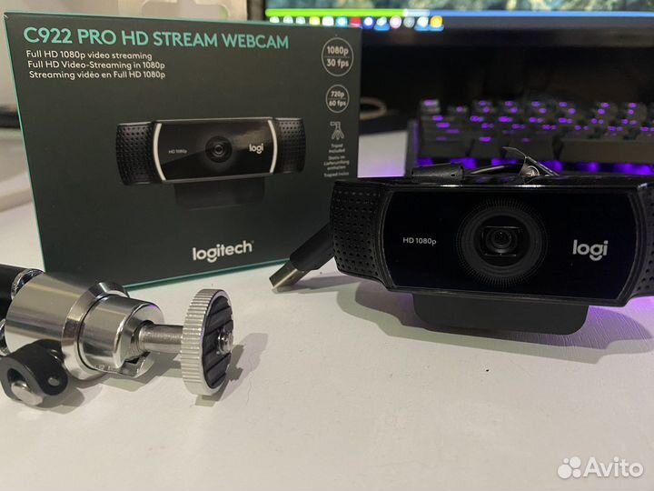 Веб-камера Logitech c922 pro stream