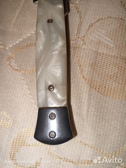 Нож складной Чёткий выброс. Россия