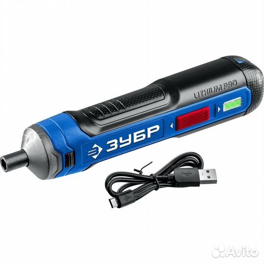 Аккумуляторная отвертка зубр Профессионал 4 Vmax