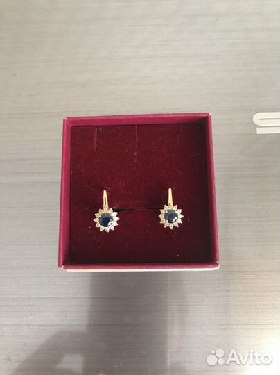 Серьги золотые