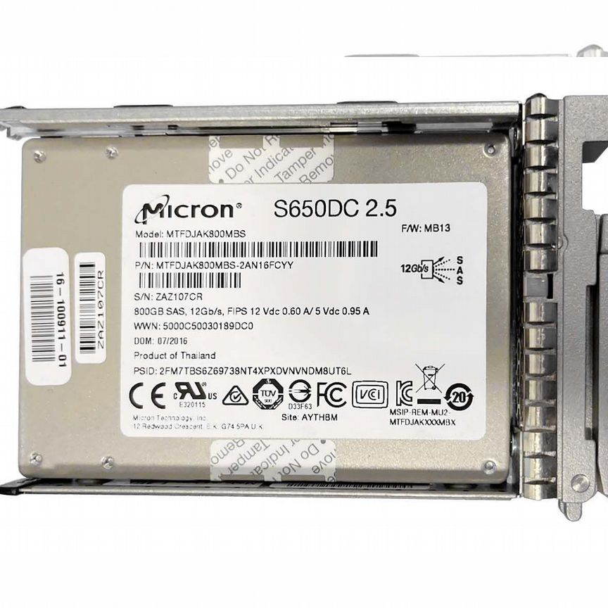 [UCS-SD800GBEK9] Жесткий Диск Cisco Ucs-Sd800gbek9 800gb Sas 2,5"