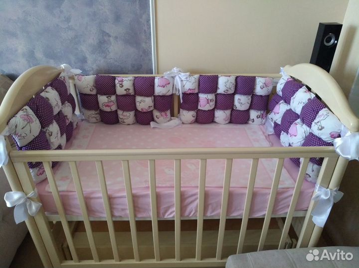 Бортики в детскую кроватку