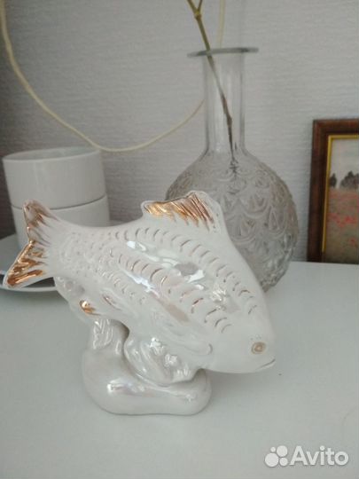 Статуэтка фарфор СССР Карп