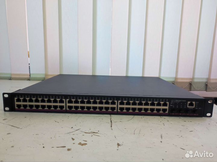 POE 48-портовый управляемый L3 LTV-3S48G4S-MP