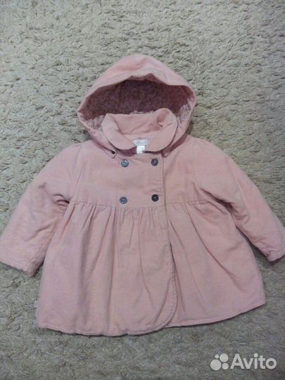 Пальто для принцессы р.74см