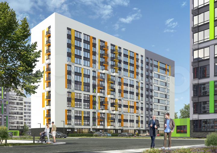 2-к. квартира, 40,7 м², 9/12 эт.