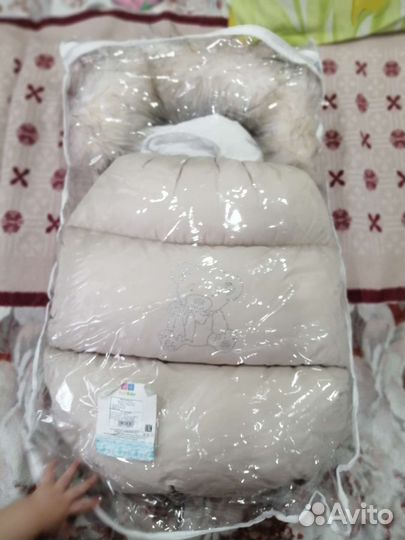 Зимний конверт на выписку