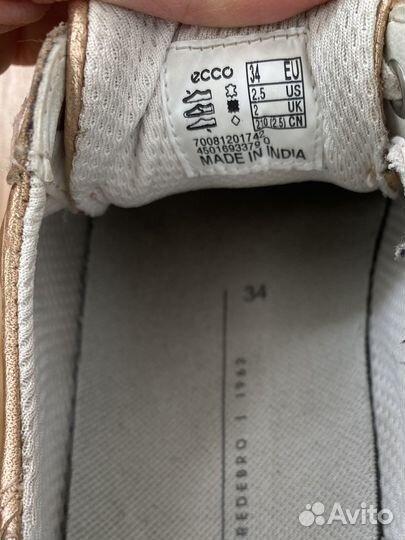 Кроссовки ecco 34р