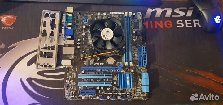 Материнская плата Asus P7H55-M LE + Xeon lga1156