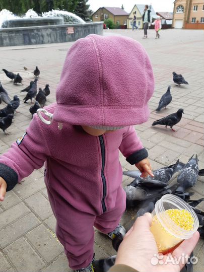 Флисовый комбинезон 92