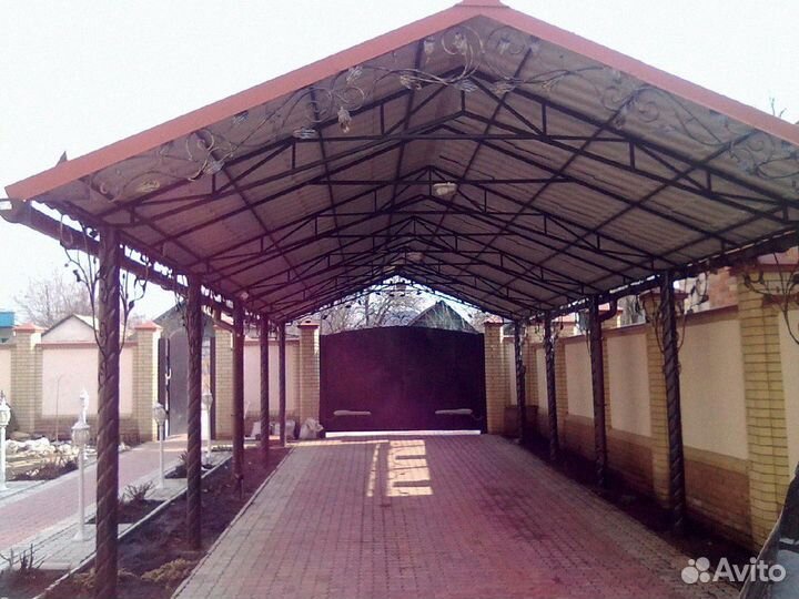 Навес под ключ